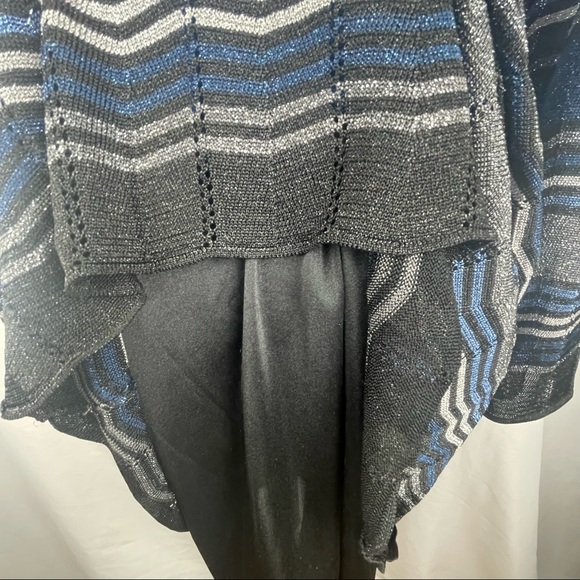 EUC Laundry Metallic Knit Dress Med - Picture 11 of 14